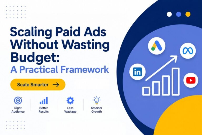 Scaling Paid Ads Without Wasting Budget: A Practical Framework